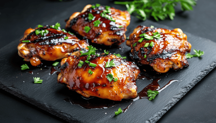 Glazed Chicken Thighs