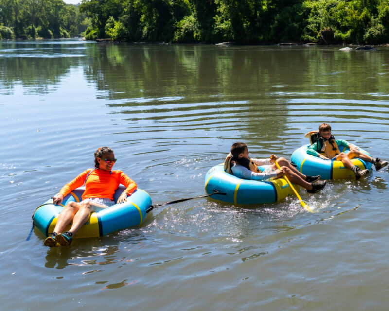 Tubing on the French Broad River