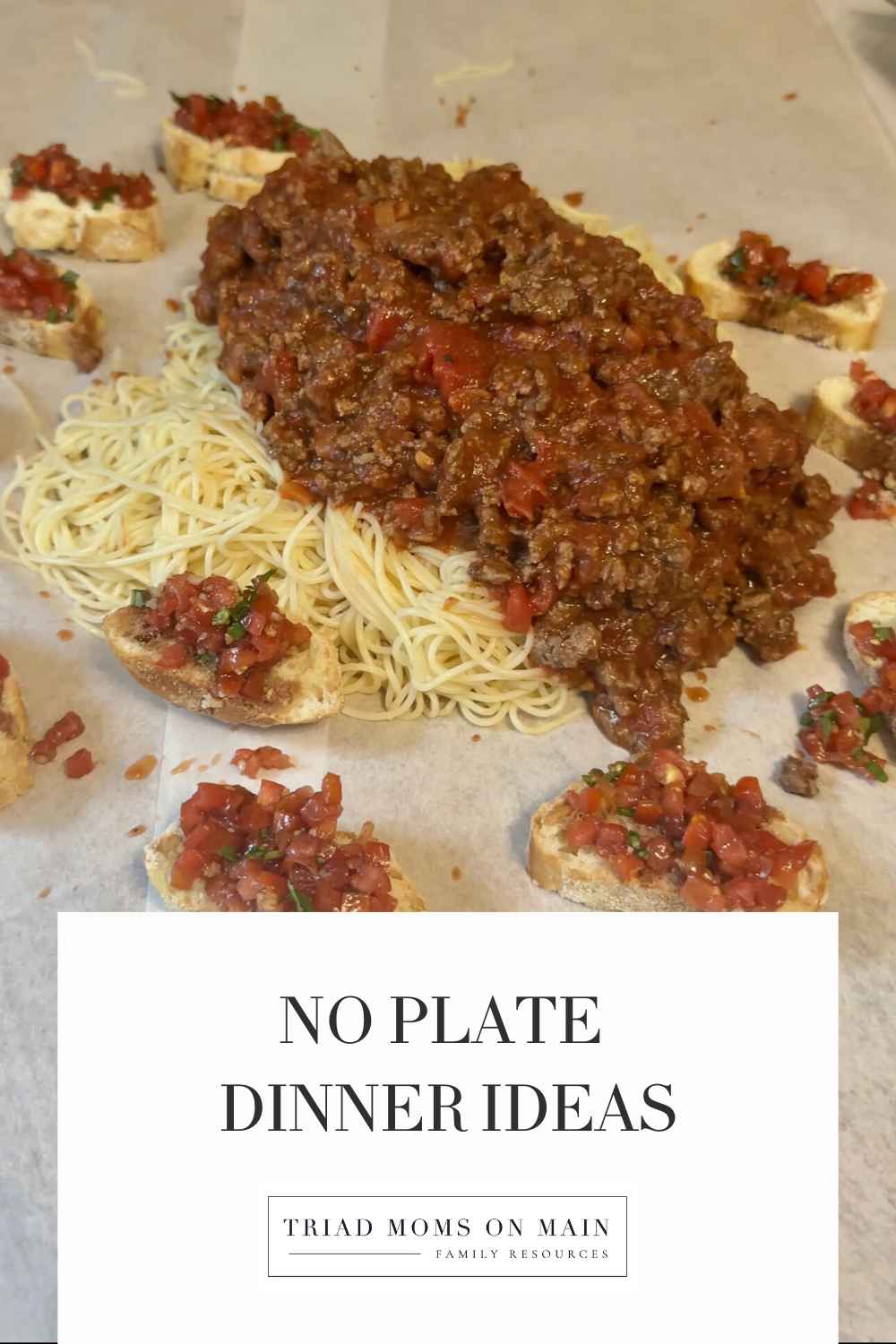 No Plate Dinner Ideas