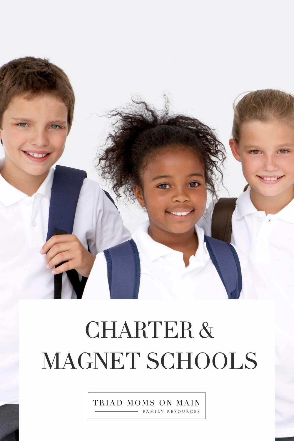 Students attending top-rated charter and magnet schools in the Triad area of North Carolina, including Greensboro, Winston-Salem, and High Point.