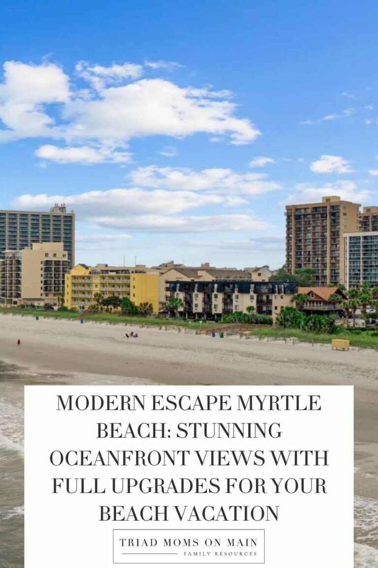 Modern Escape Myrtle Beach: Stunning Oceanfront Views with Full Upgrades for Your Beach Vacation
