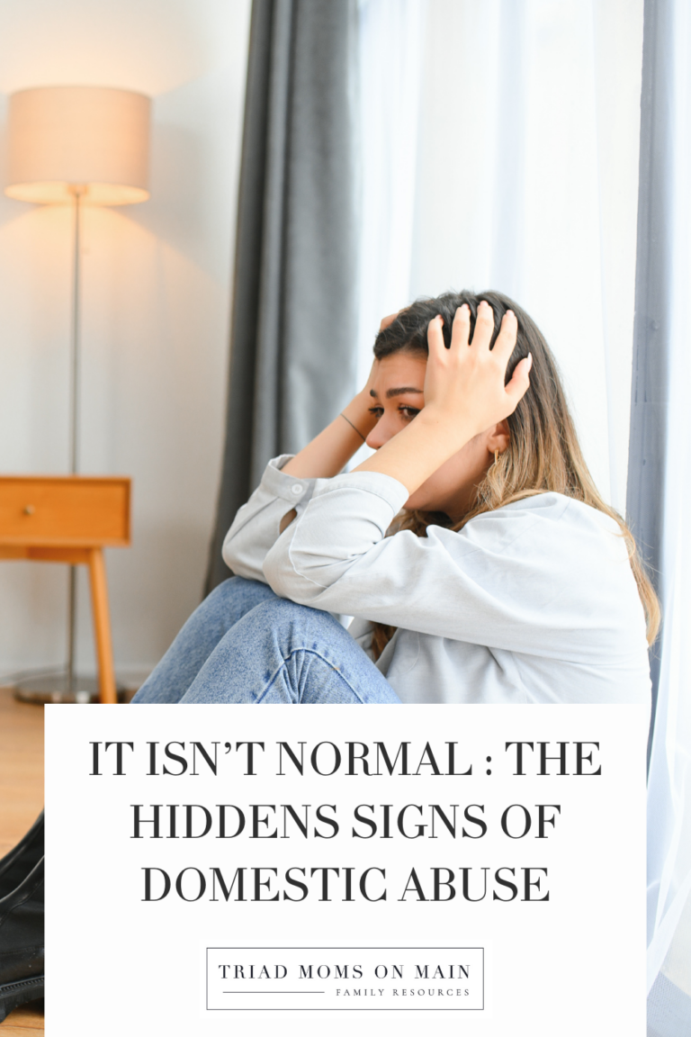 It Isn't Normal : The Hidden Signs of Domestic Violence