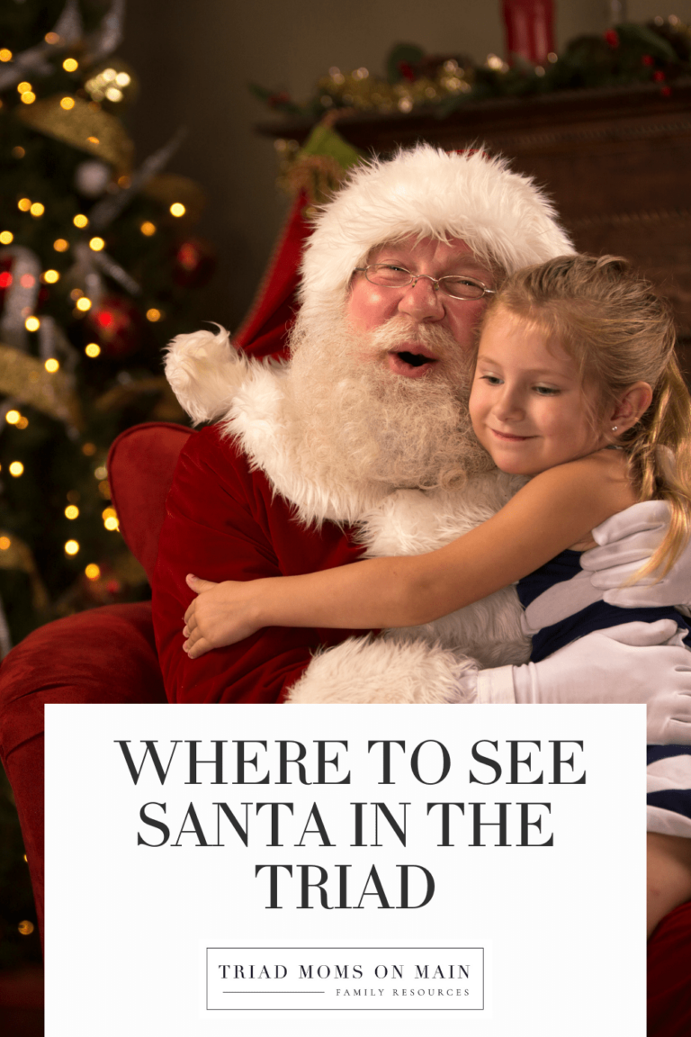 Where to See Santa in the Triad | Santa Photos 2025