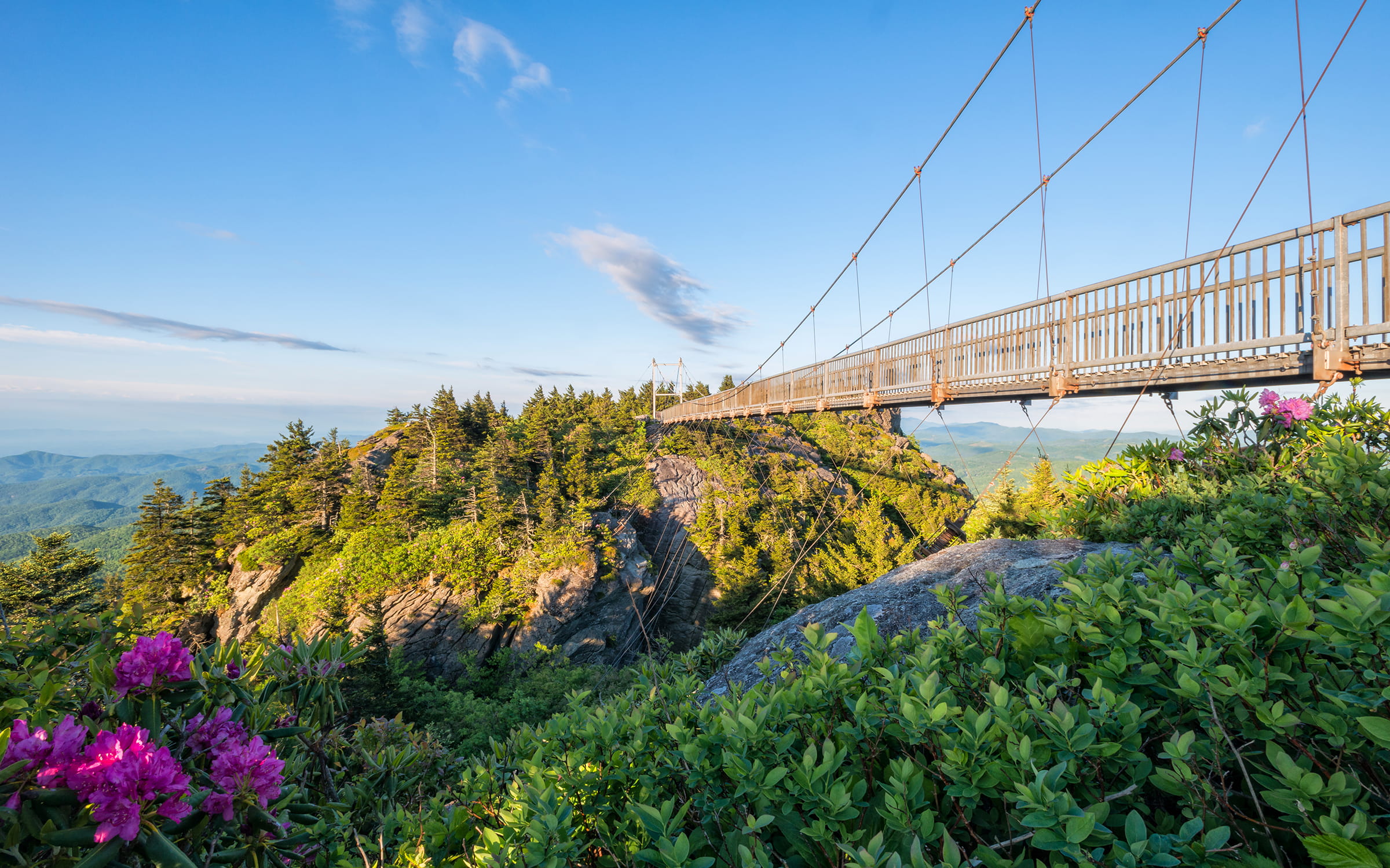 Mile High Swinging Bridge Grandfather Mountain State Park