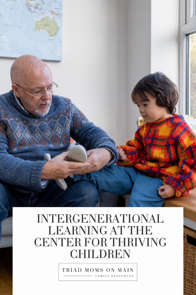 Give Your Child the Special Experience of Intergenerational Learning at the Center for Thriving Children