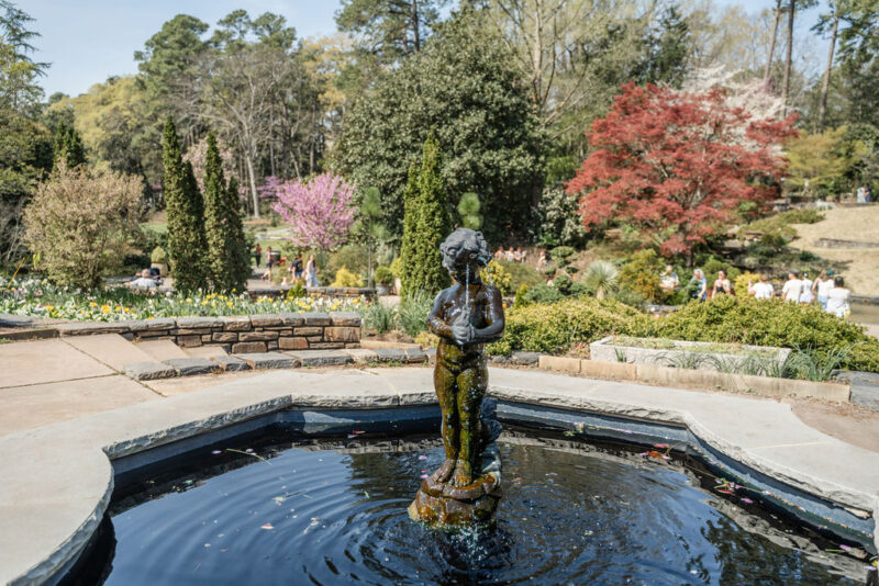 Sarah P. Duke Gardens in Durham in the Spring