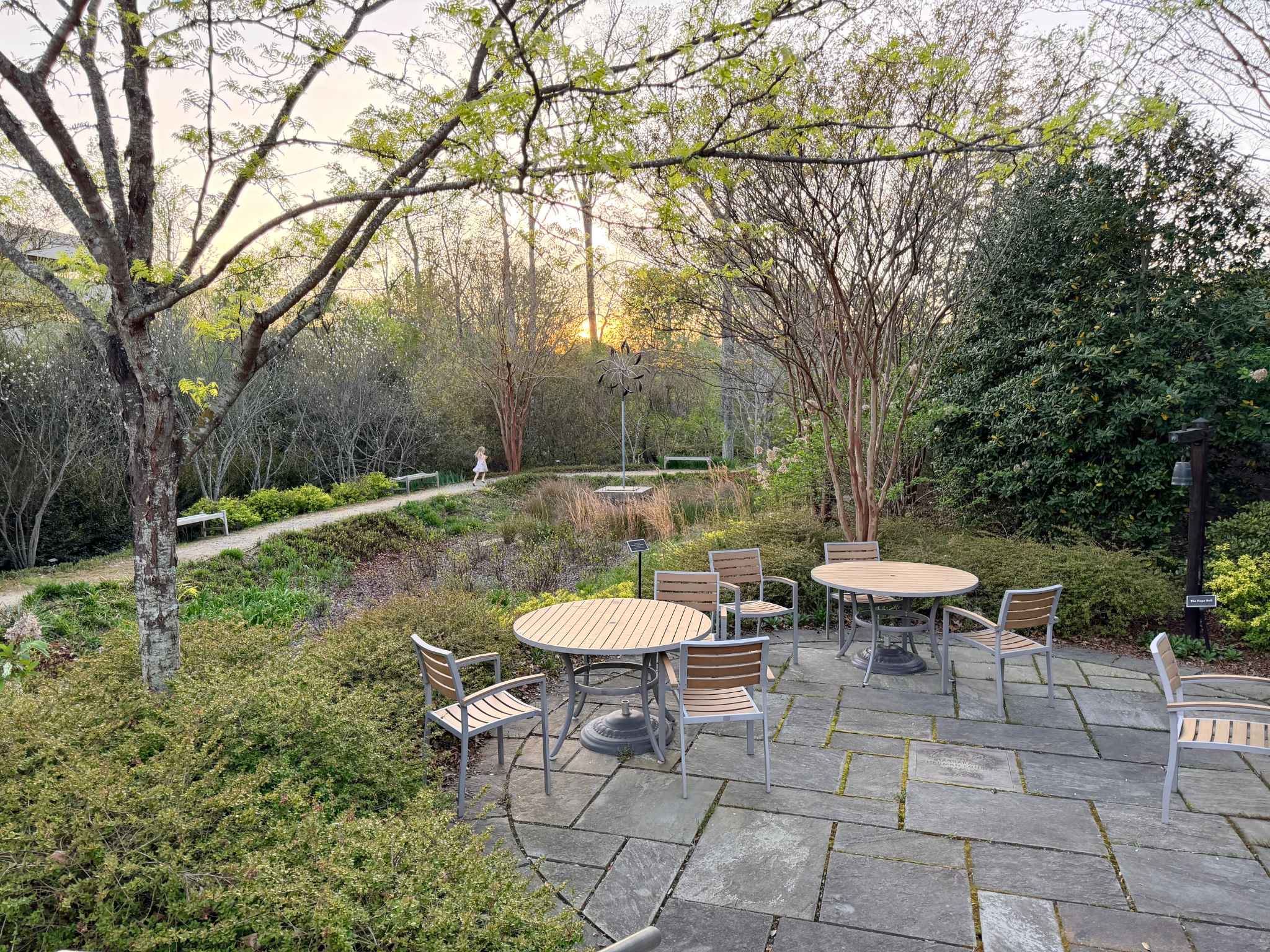 Healing Gardens Cone Cancer Center Tables and chairs