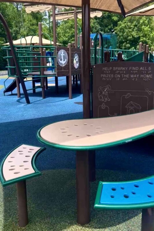 Picnic Table at Creekside Park in Archdale, NC