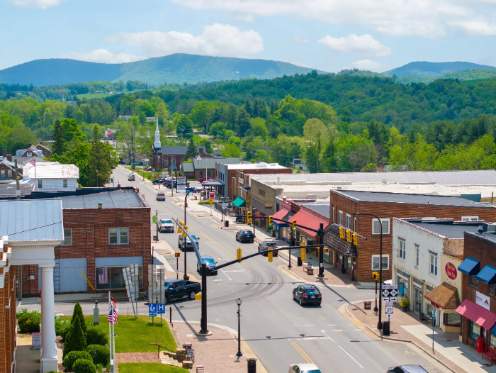 Sparta, NC downtown main st