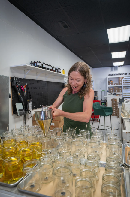 Sparta Candle Co. MAKING CANDLES