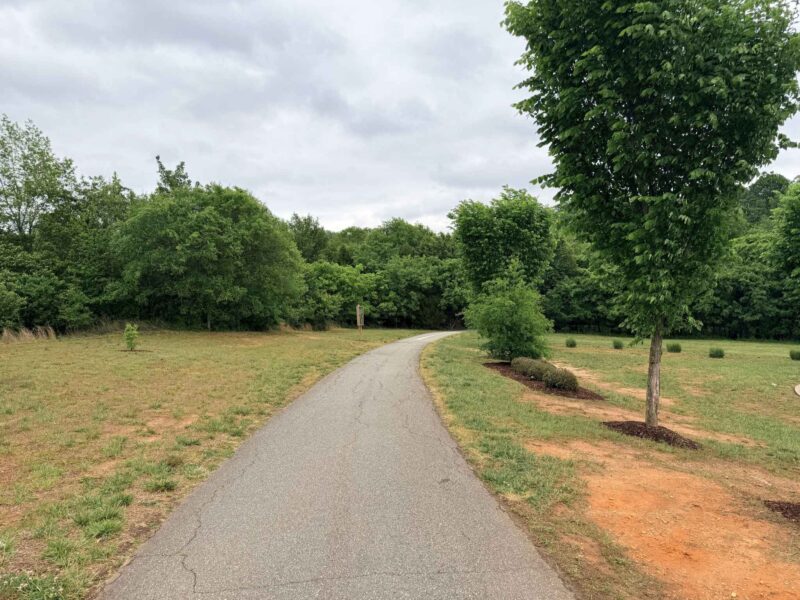 Muddy Creek Trail at Jamison Park In Winston-Salem