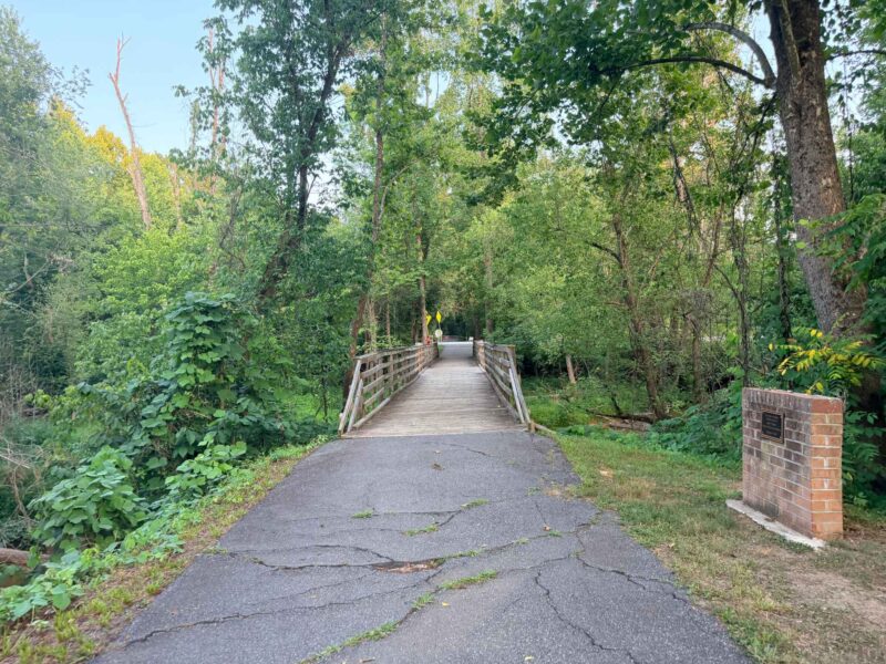 Bridge on Atlantic & Yadkin Greenway in Greensboro, NC