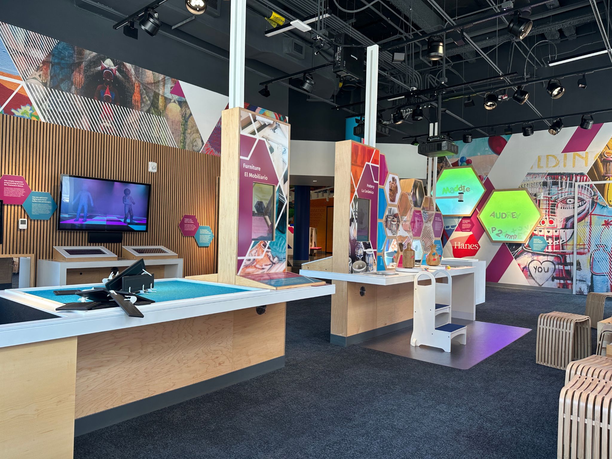 kaleideum children's museum by design section