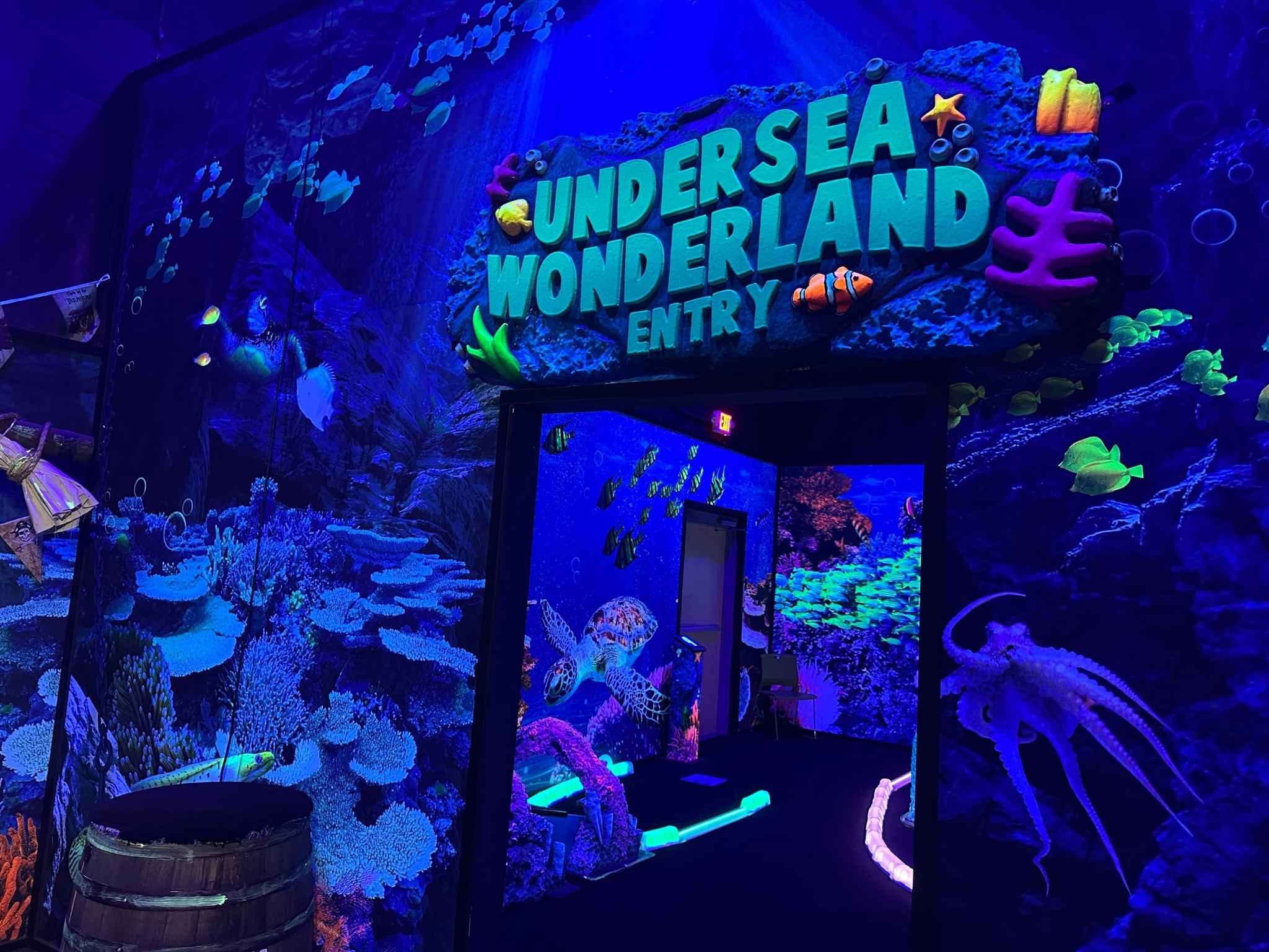 Glow in the Dark Putt Putt in Carolina Beach