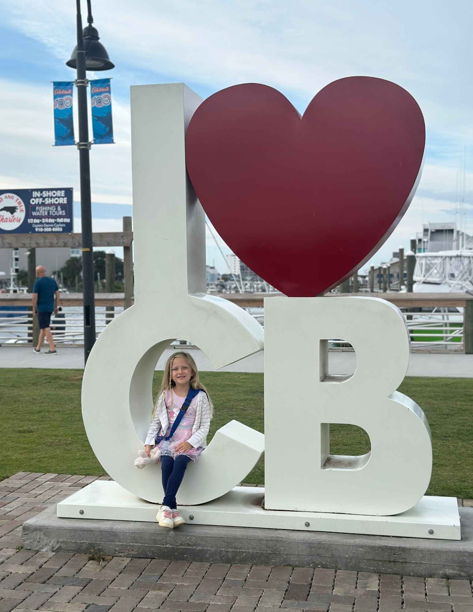 I Heart Carolina Beach Sign