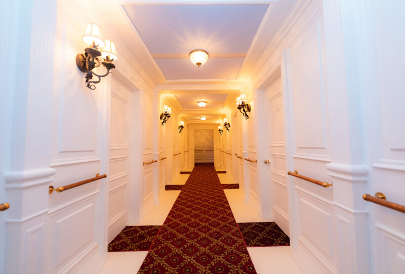 Recreation of a Hallway of the Titanic