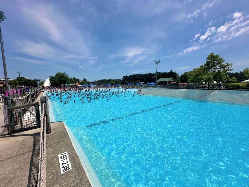 Wave Pool at Wet N Wild Emerald Pointe in Greensboro