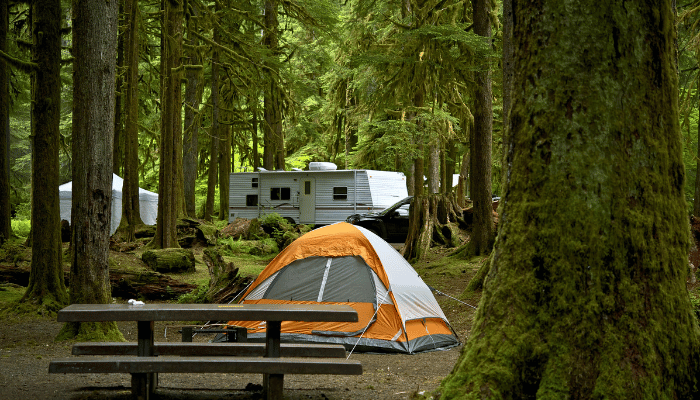 Camping in the Triad
