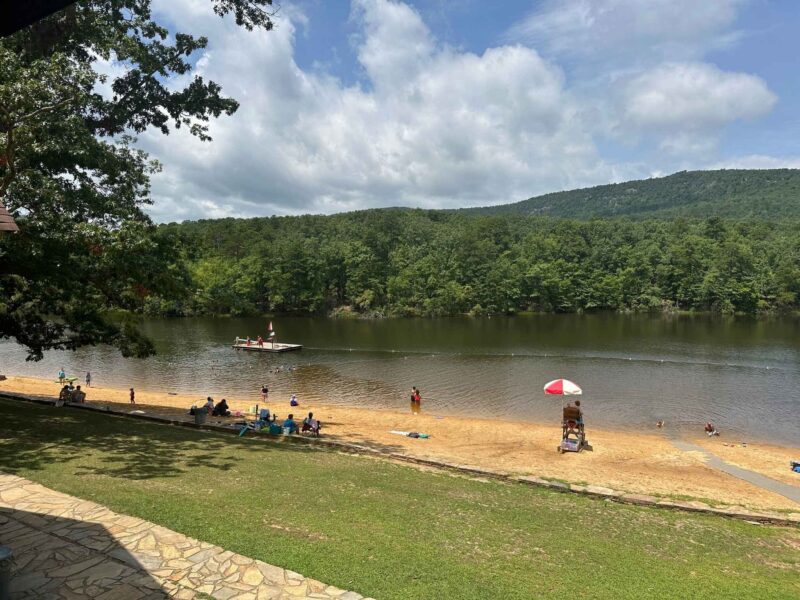 Beach at Hanging Rock Lake