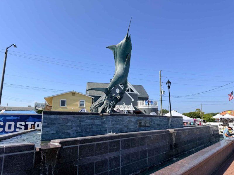 Swordfish statue morehead city