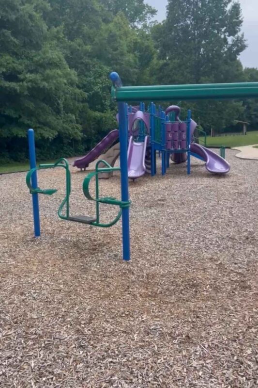 Playground at Northeast Park in Gibsonville NC