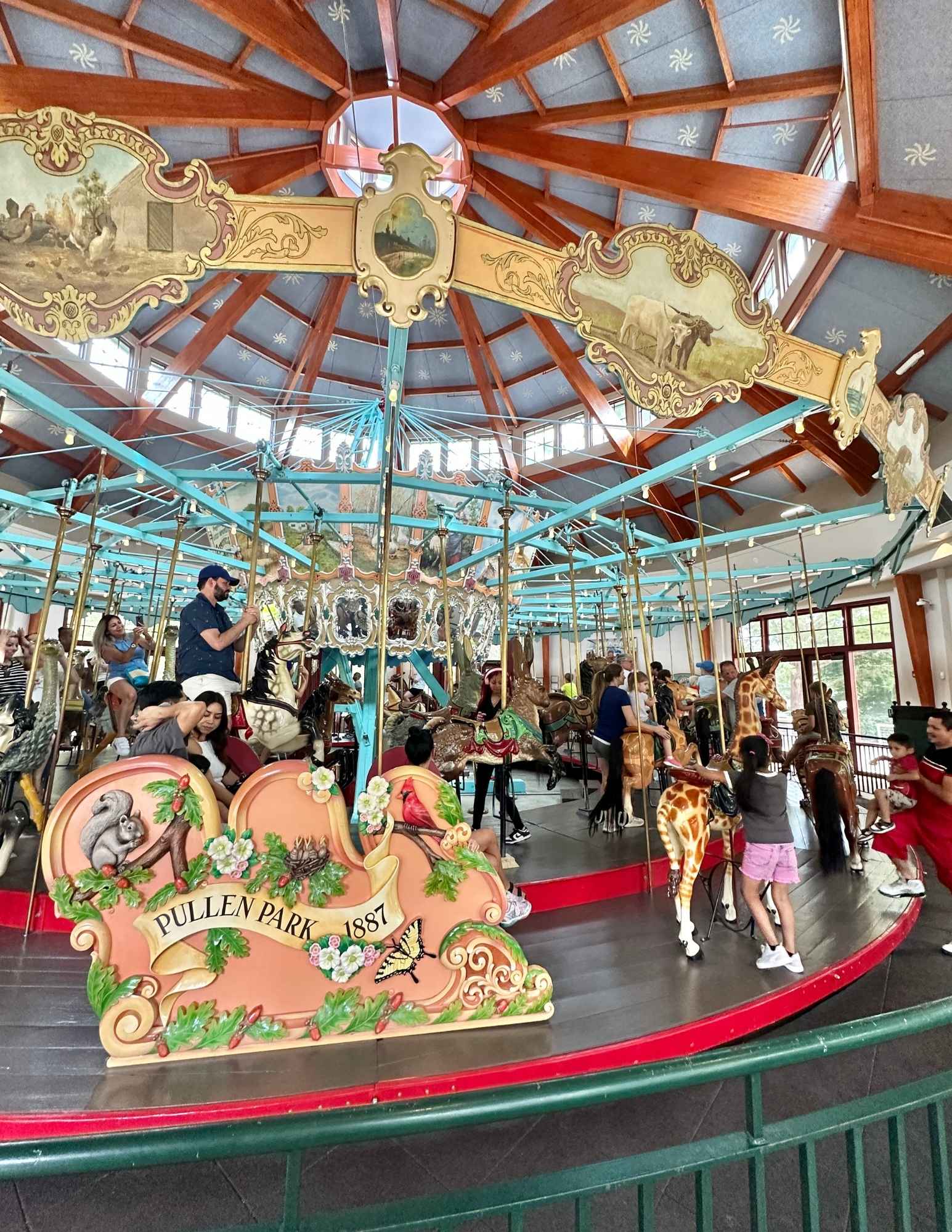 Pullen Park Raleigh the historic carousel