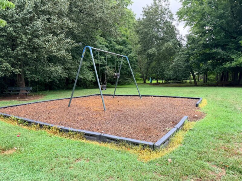 Cascade Park playground swing for kids