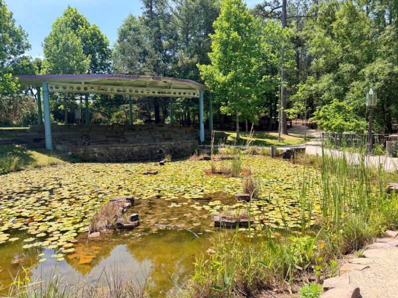 Daniel Stowe Botanical Garden pond