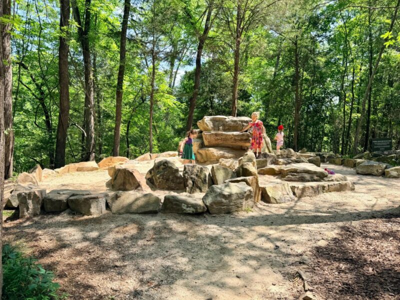 Daniel Stowe Botanical Garden playing area for kids