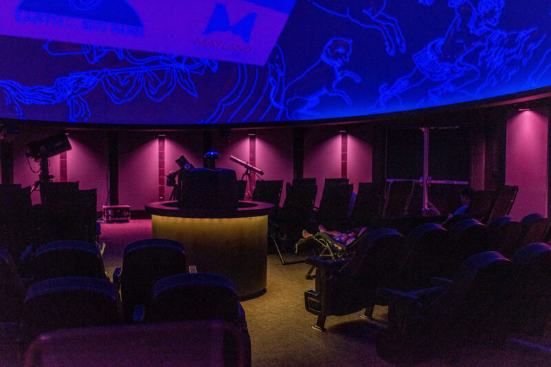 Mayland Earth to Sky Park & Bare Dark Sky Observatory planetarium