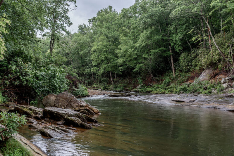 Roaring Fork Falls pond