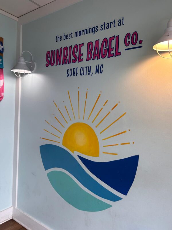 Sunrise Bagel Co. sign