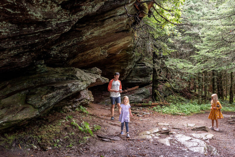 mt mitchell state park boulder