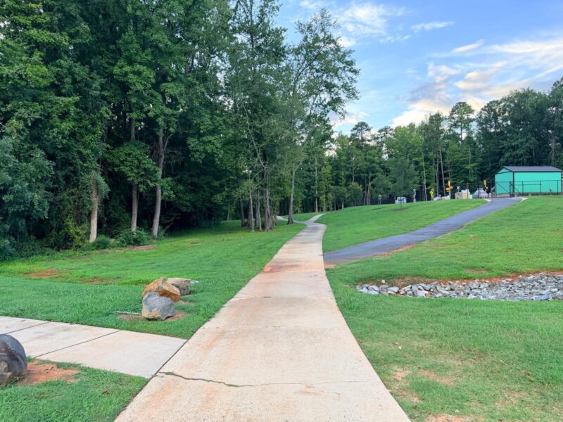 Barber Park Greensboro NC trail path