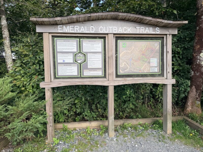 Emerald Outback Trails map