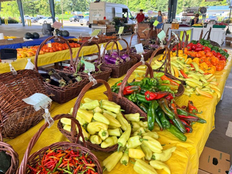 Piedmont Triad Farmers Market fruits and vegetables