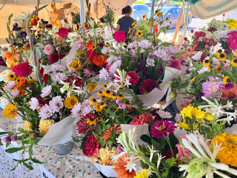 Piedmont Triad Farmers Market flowers
