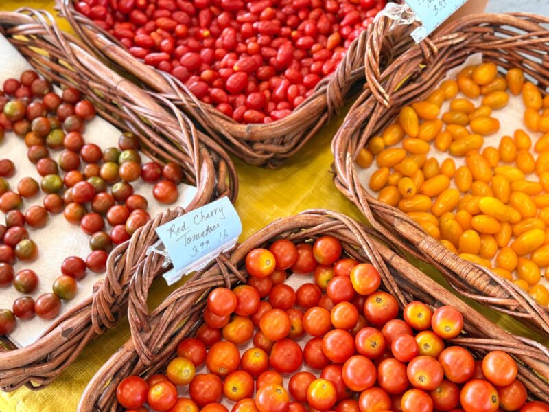 Piedmont Triad Farmers Market fruits and vegetables