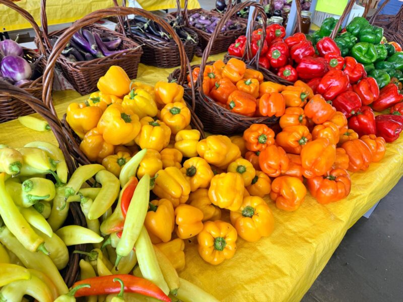 Piedmont Triad Farmers Market fruits and vegetables