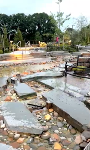 Dorothea Dix Park & Gipson Play Plaza Raleigh NC water