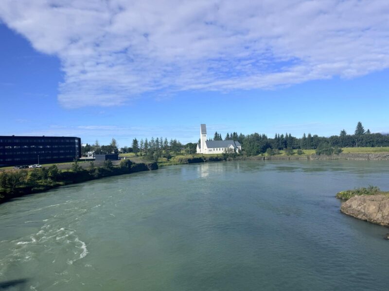 Selfoss City in Iceland
