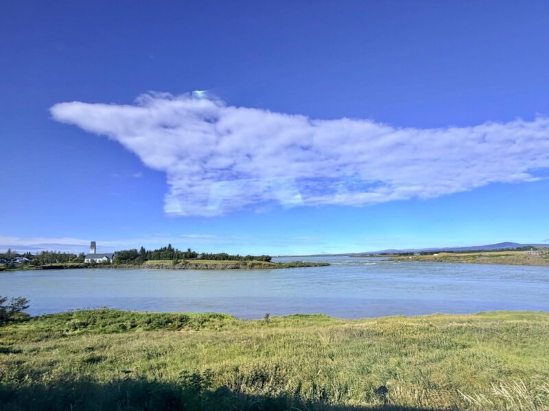 Selfoss City in Iceland