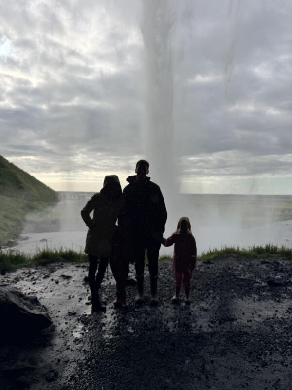 Skógafoss Iceland family trip