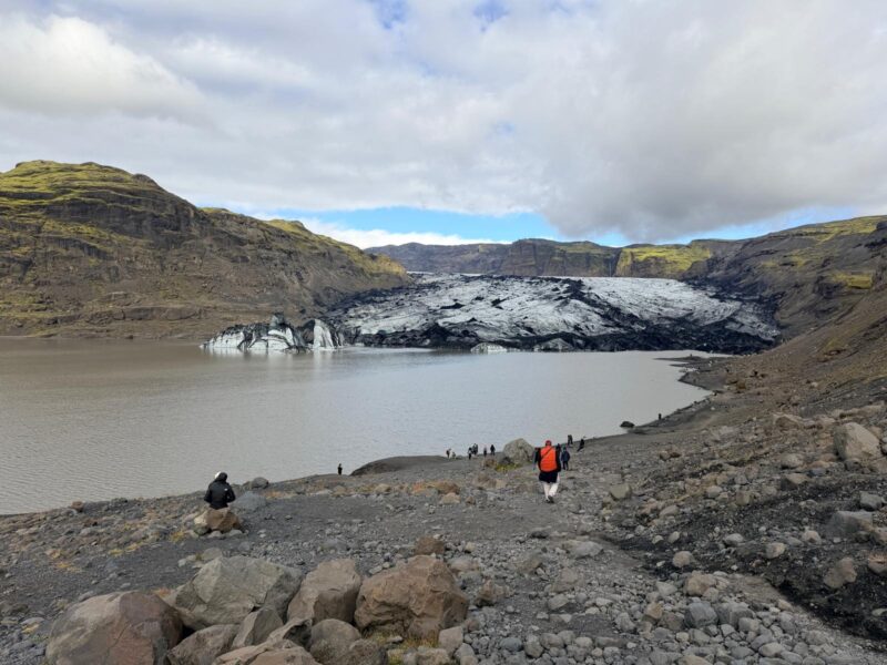 Sólheimajökull lake