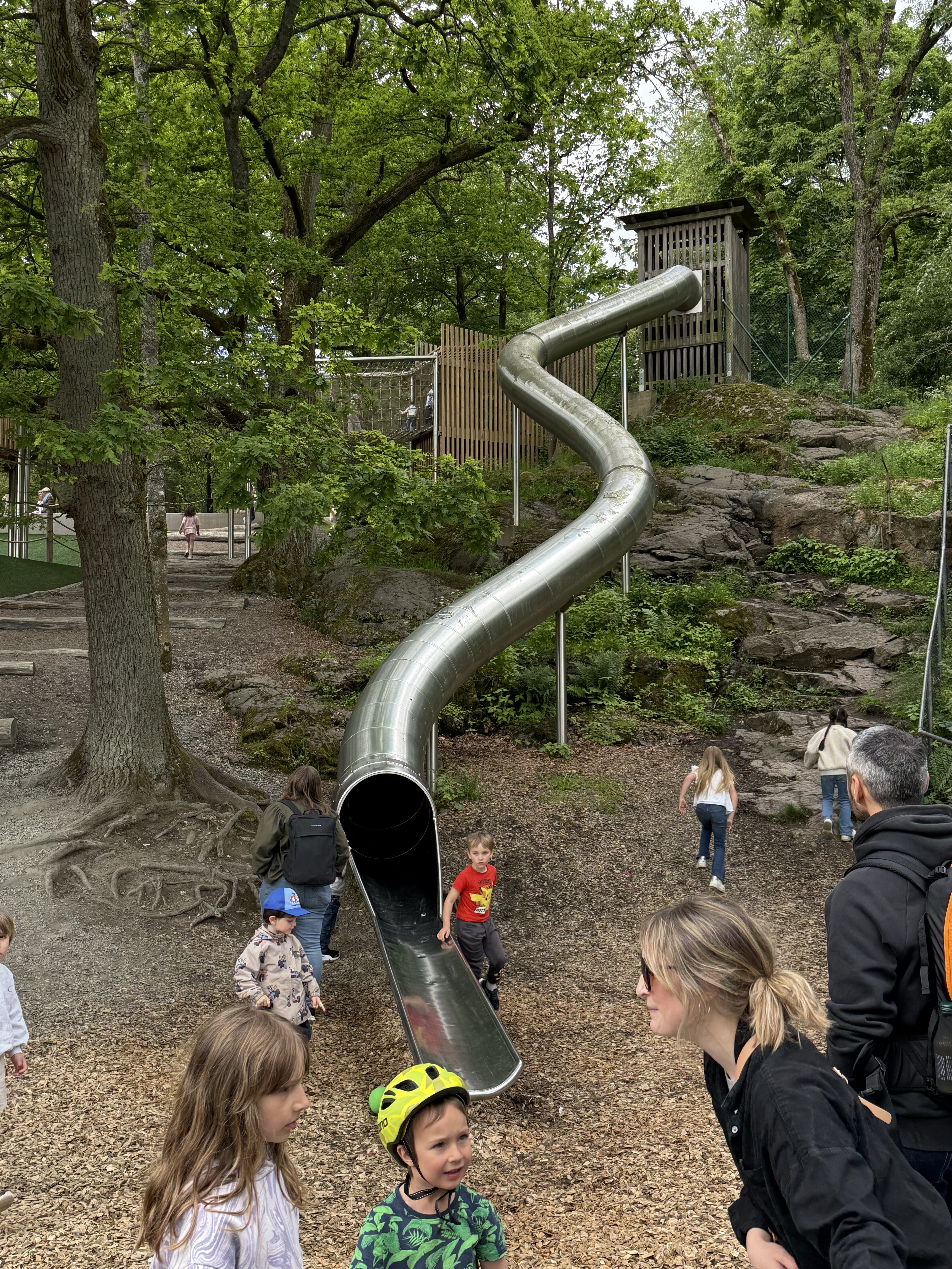 Slide at Plikta Slottsskogen