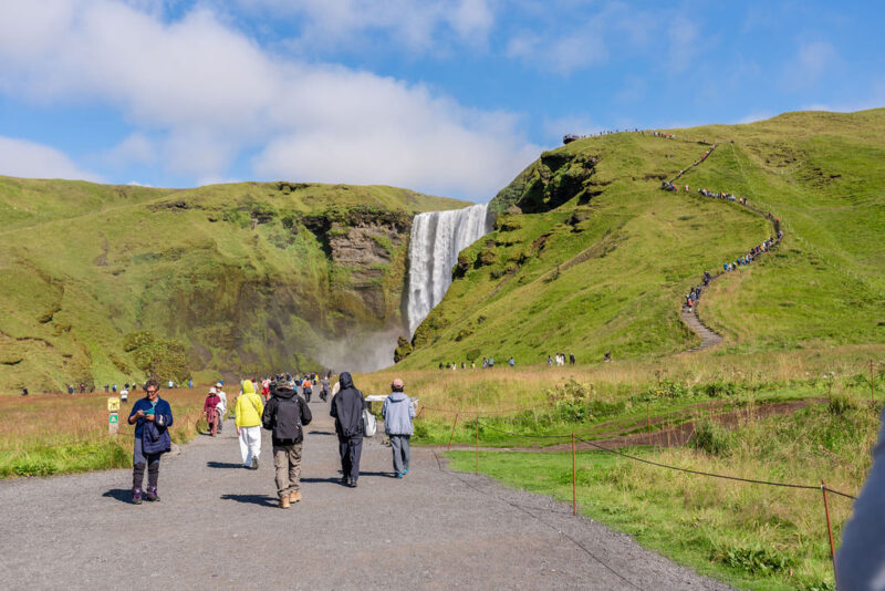 Gljúfrabúi iceland waterfall