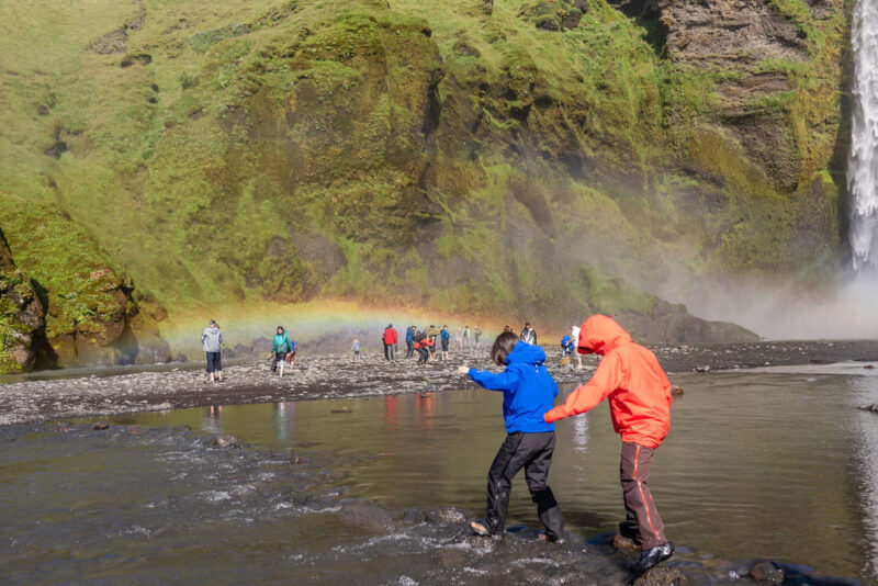 Gljúfrabúi iceland waterfall