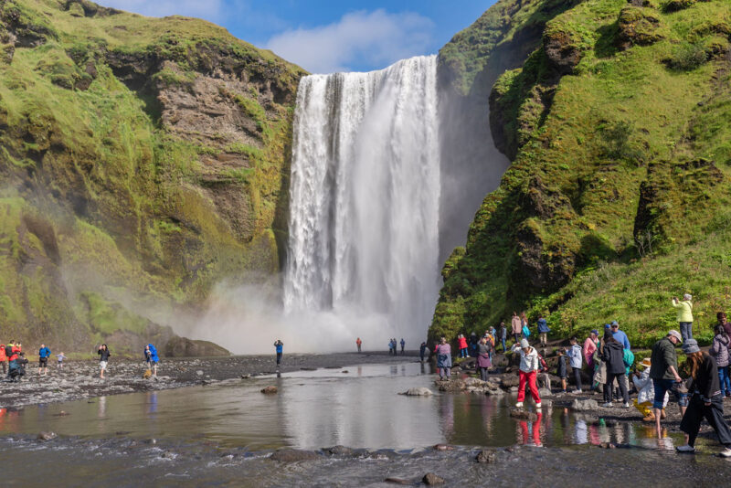 Gljúfrabúi iceland waterfall