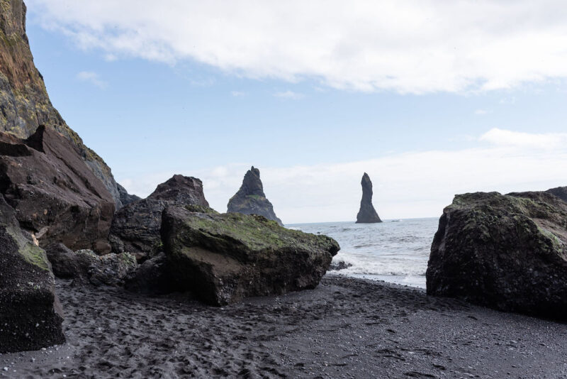 reynisdrangar sea stacks iceland