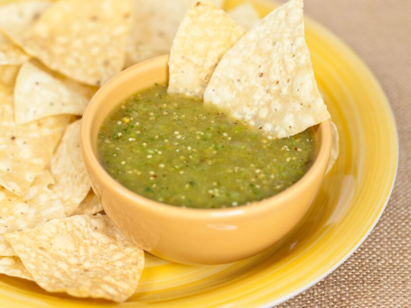 Roasted Tomatillo Salsa (Salsa Verde)